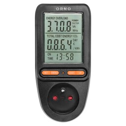 Merač spotreby el.energie do zásuvky ORNO OR-WAT-435B